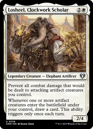 Losheel, Clockwork Scholar card, CMM number 38
