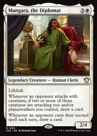 Mangara, the Diplomat card, SOC number 155