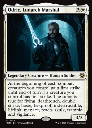 Odric, Lunarch Marshal card, INR number 36