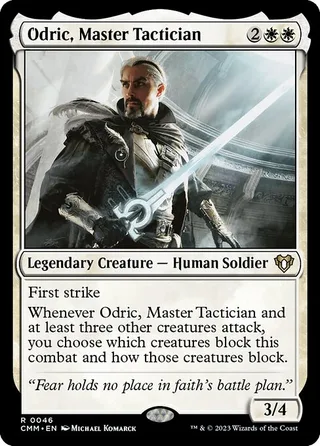 Odric, Master Tactician card, CMM number 46