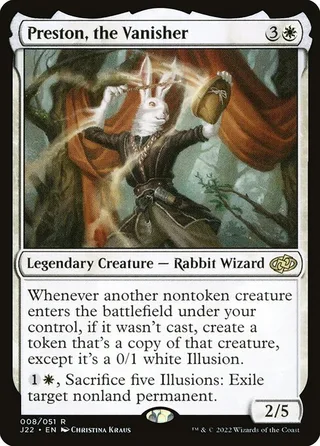 Preston, the Vanisher card, J22 number 8