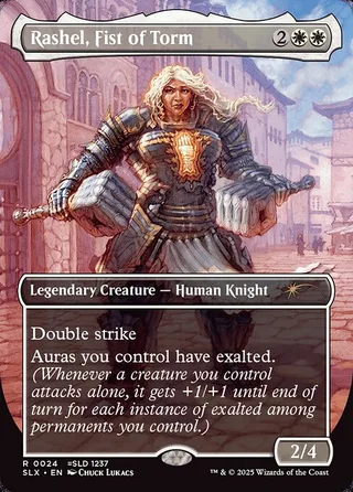 Rashel, Fist of Torm card, SLX number 24
