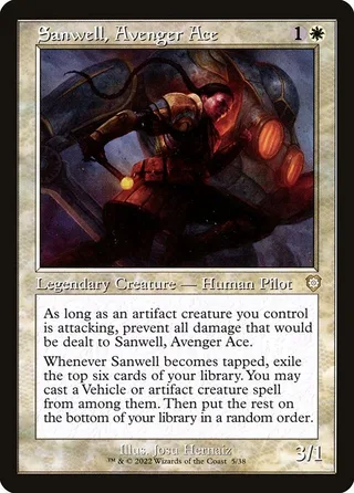 Sanwell, Avenger Ace card, BRC number 5