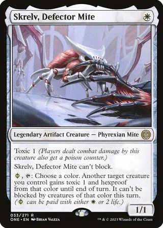 Skrelv, Defector Mite card, ONE number 33