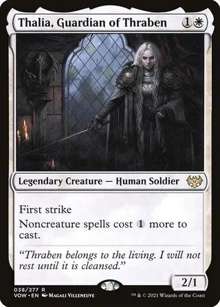 Thalia, Guardian of Thraben card, VOW number 38