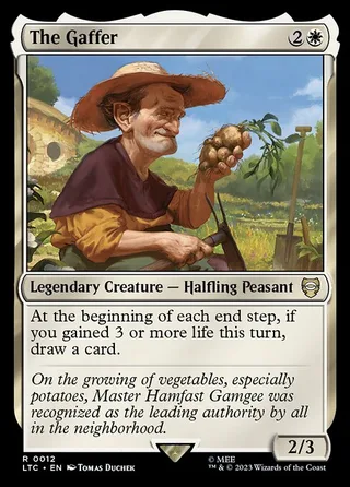 The Gaffer card, LTC number 12