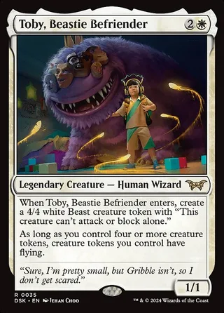 Toby, Beastie Befriender card, DSK number 35