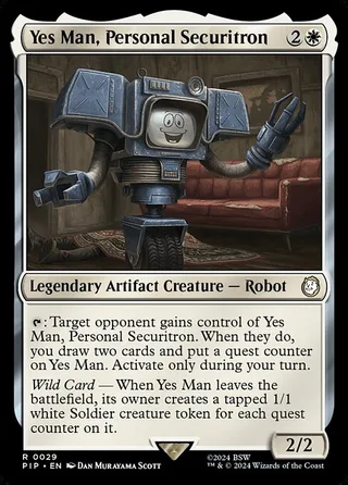 Yes Man, Personal Securitron card, PIP number 29