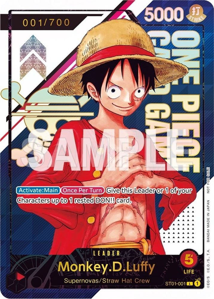 Monkey.D.Luffy - ST01-001 [Serial Number]