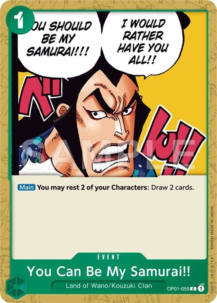 You Can Be My Samurai!!