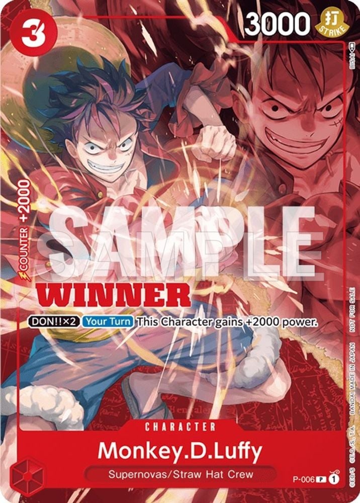 Monkey.D.Luffy - P-006 (Retail Promo)