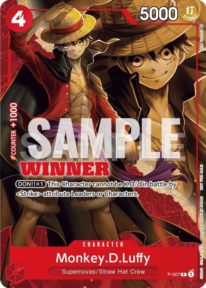 Monkey.D.Luffy - P-007 (Tournament Pack Vol. 1)