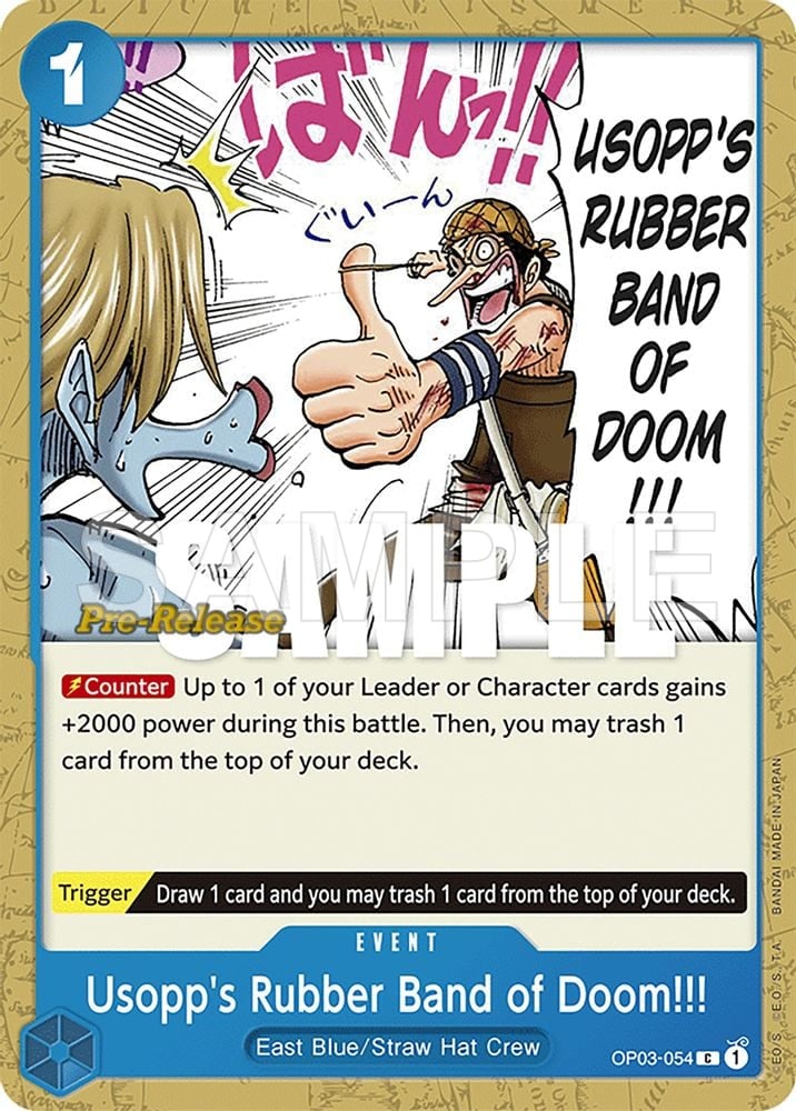 Usopp's Rubber Band of Doom!!!