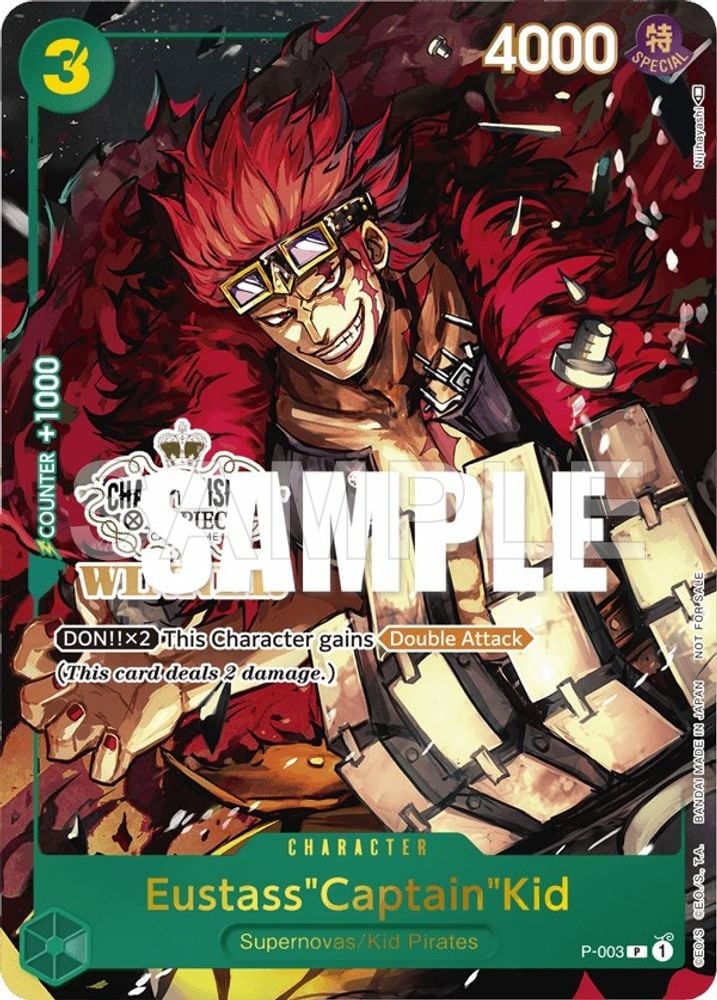 Eustass"Captain"Kid (Store Championship Vol. 2 Winner)