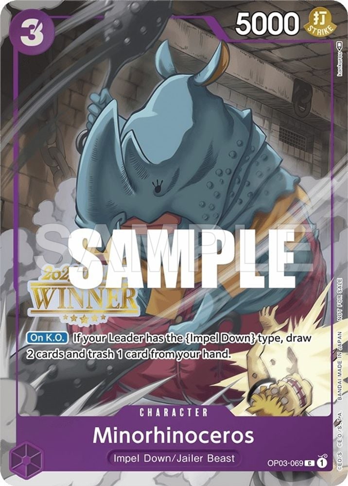 Minorhinoceros (Online Regional 2023) [Winner]