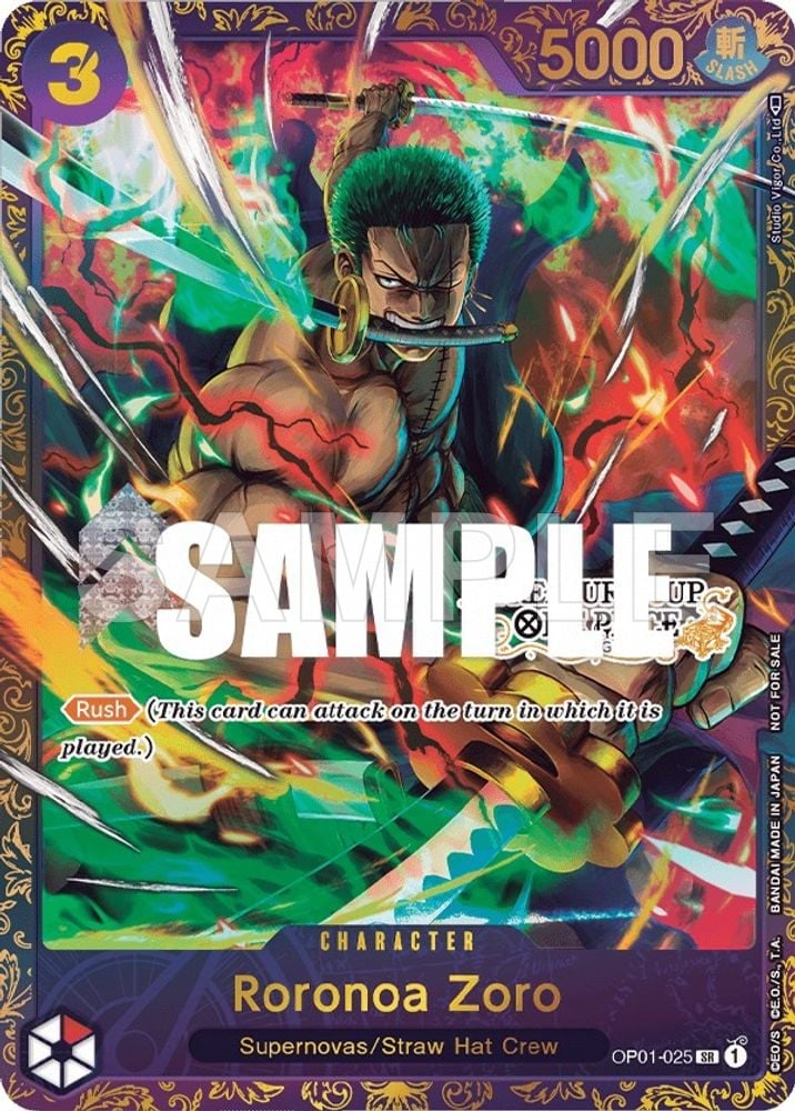 Roronoa Zoro - OP01-025 (Treasure Cup)