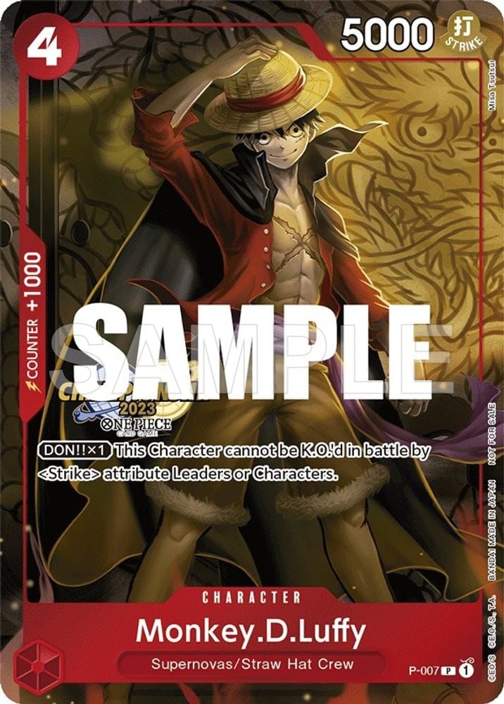 Monkey.D.Luffy (007) (CS 2023 Celebration Pack)