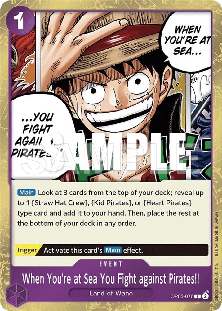When You're at Sea You Fight against Pirates!!