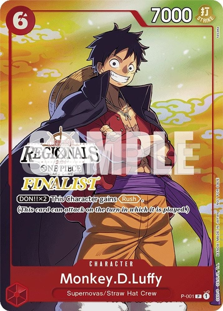Monkey.D.Luffy (001) (Offline Regional 2024 Vol. 2) [Finalist]