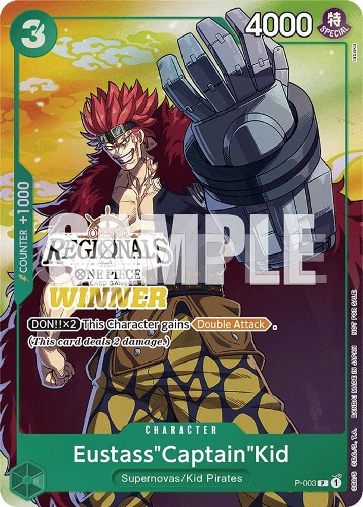 Eustass"Captain"Kid (Online Regional 2024 Vol. 2) [Winner]