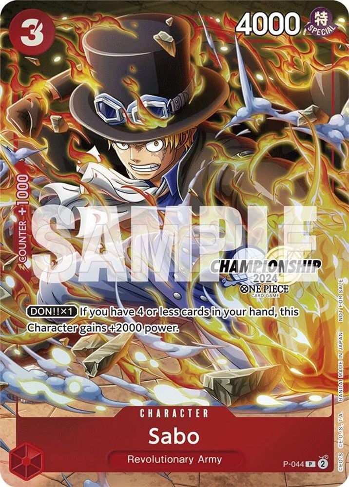 Sabo (CS 2024 Event Pack Finalist)