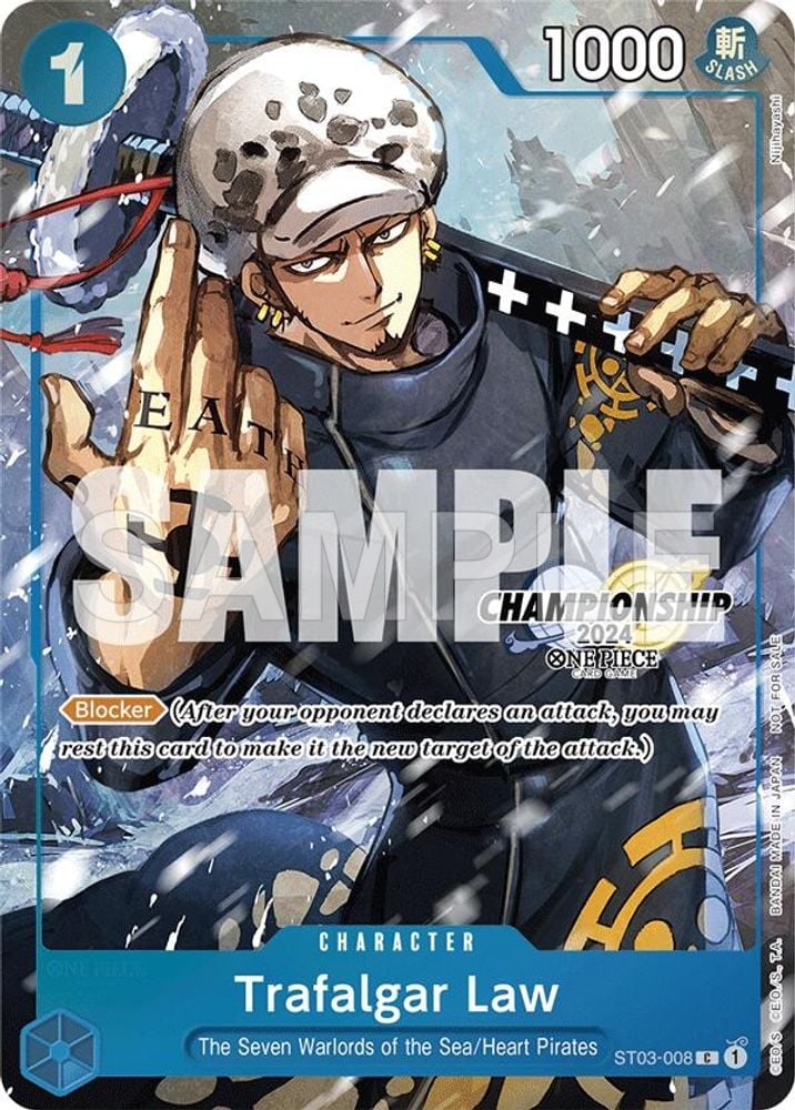 Trafalgar Law - ST03-008 (CS 2024 Event Pack Finalist)