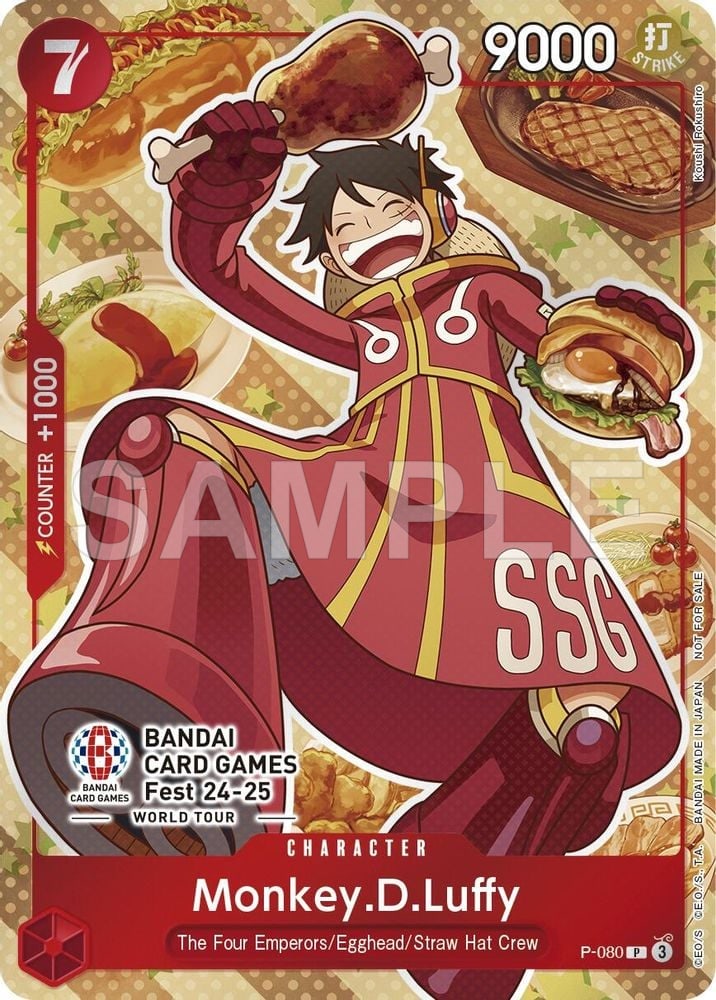 Monkey.D.Luffy - P-080