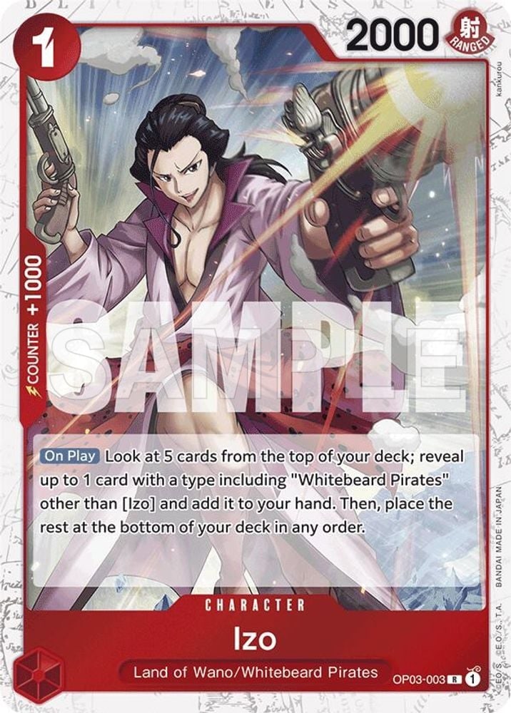 Izo (OP03-003) (Jolly Roger Foil)