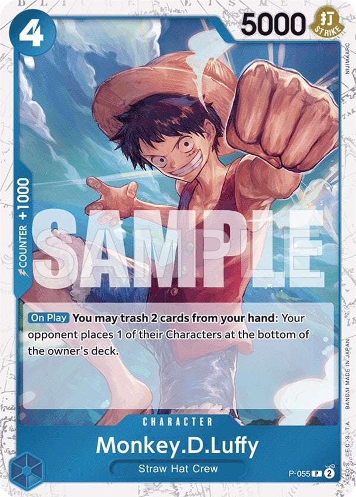 Monkey.D.Luffy (P-055) (Jolly Roger Foil)