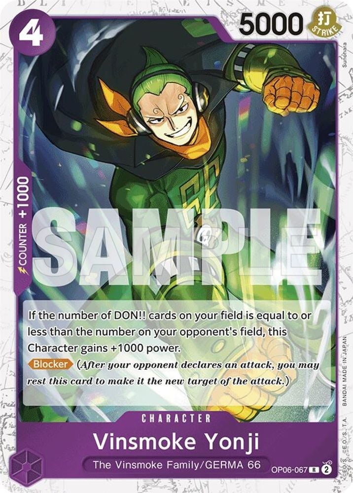 Vinsmoke Yonji (OP06-067) (Jolly Roger Foil)