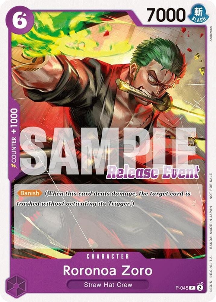Roronoa Zoro (ST15 - ST20 Release Event Pack)