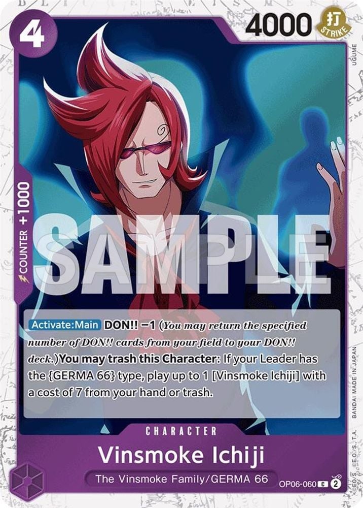Vinsmoke Ichiji (OP06-060) (Jolly Roger Foil)