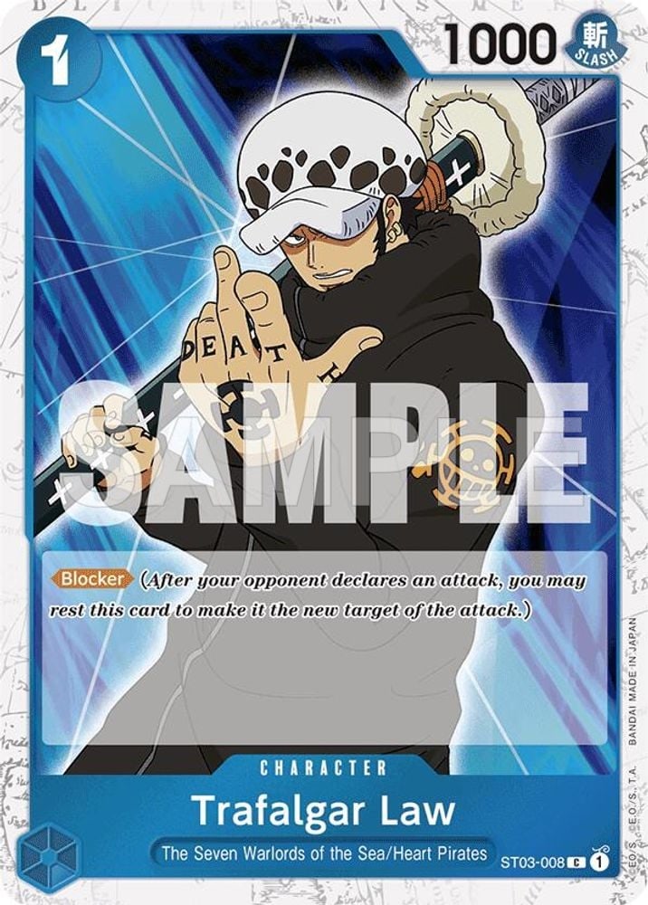Trafalgar Law (ST03-008) (Jolly Roger Foil)