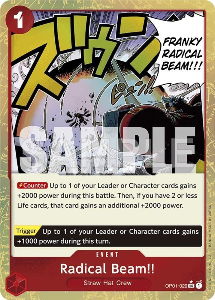Radical Beam!! (Textured Foil)
