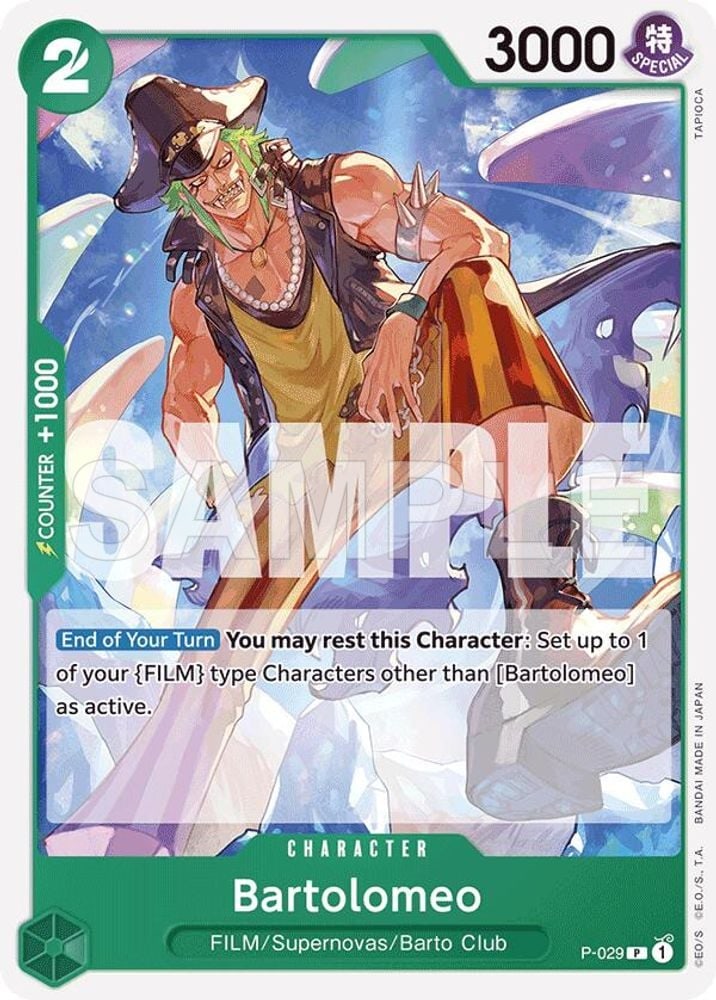 Bartolomeo (P-029) (Reprint)