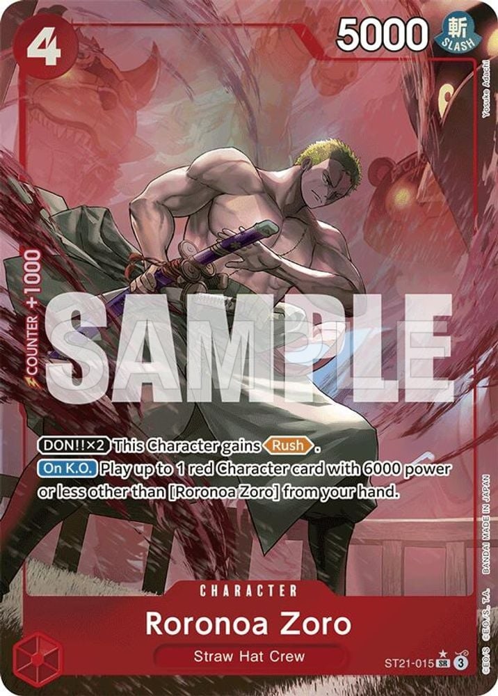 Roronoa Zoro - ST21-015 (Luffy Deck)