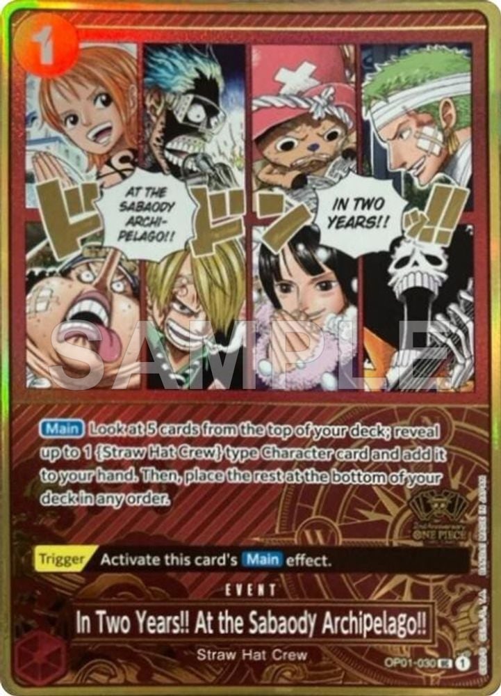 In Two Years!! At the Sabaody Archipelago!! (One Piece Japanese Version 2nd Anniversary Set)