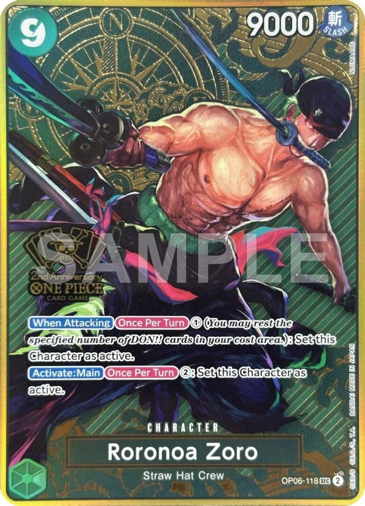 Roronoa Zoro (One Piece Japanese Version 2nd Anniversary Set)