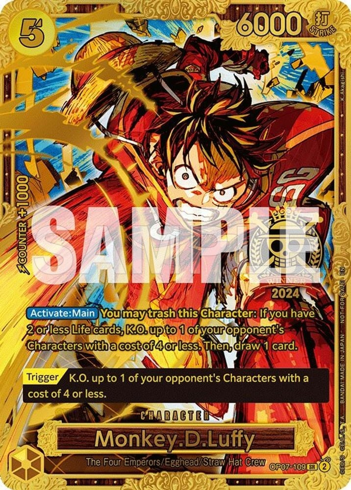 Monkey.D.Luffy (Championship 2024 World Final 1st Place)
