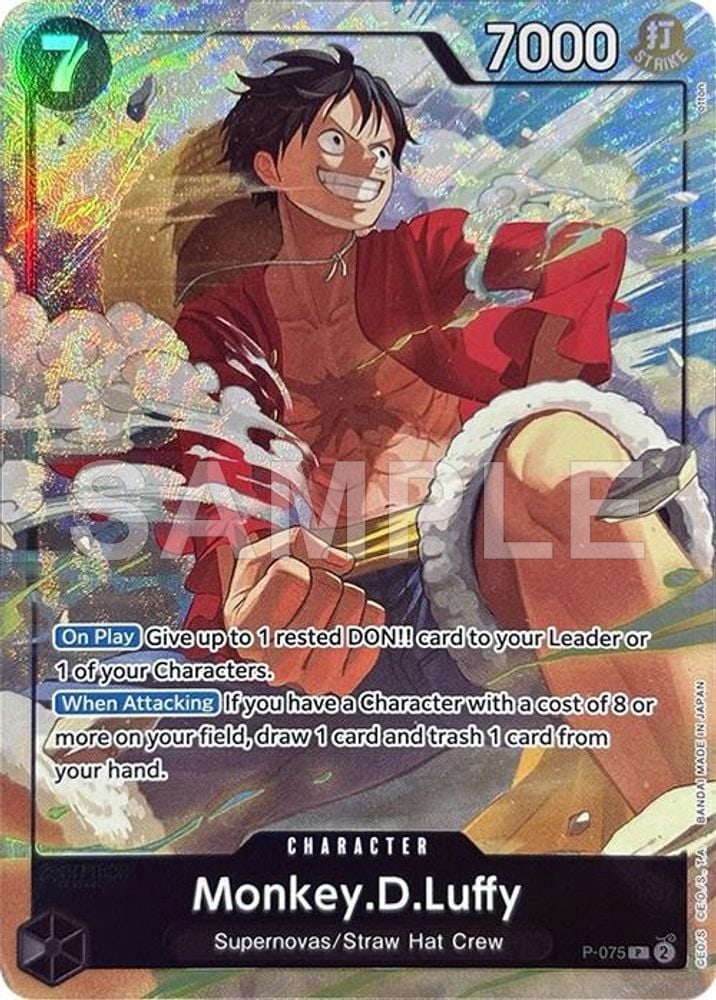 Monkey.D.Luffy - P-075 (Pirate Foil)