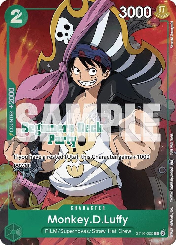 Monkey.D.Luffy - ST16-005 (Pirate Foil)