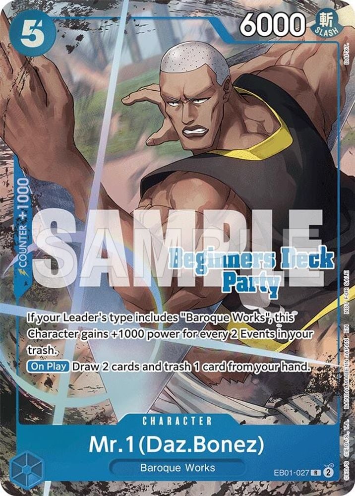 Mr. 1 (Daz.Bonez) (Beginners Deck Party [ST-23] - [ST-28] Winner Pack)