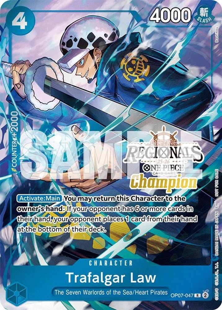 Trafalgar Law (Offline Regional Champion Card Set 2025 Vol.2)