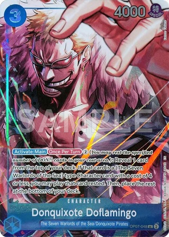 Donquixote Doflamingo (Seven Warlords of the Sea Binder Set)