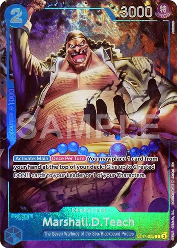 Marshall.D.Teach (Seven Warlords of the Sea Binder Set)