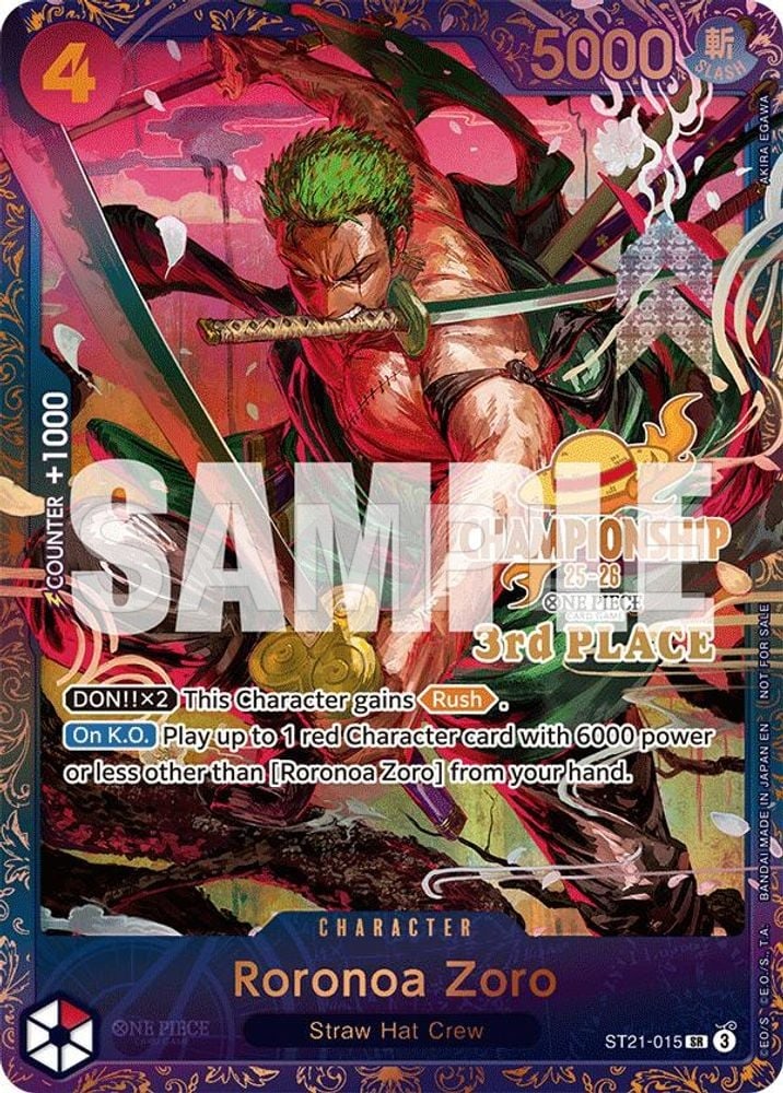 Roronoa Zoro (CS 25-26 3rd Place)