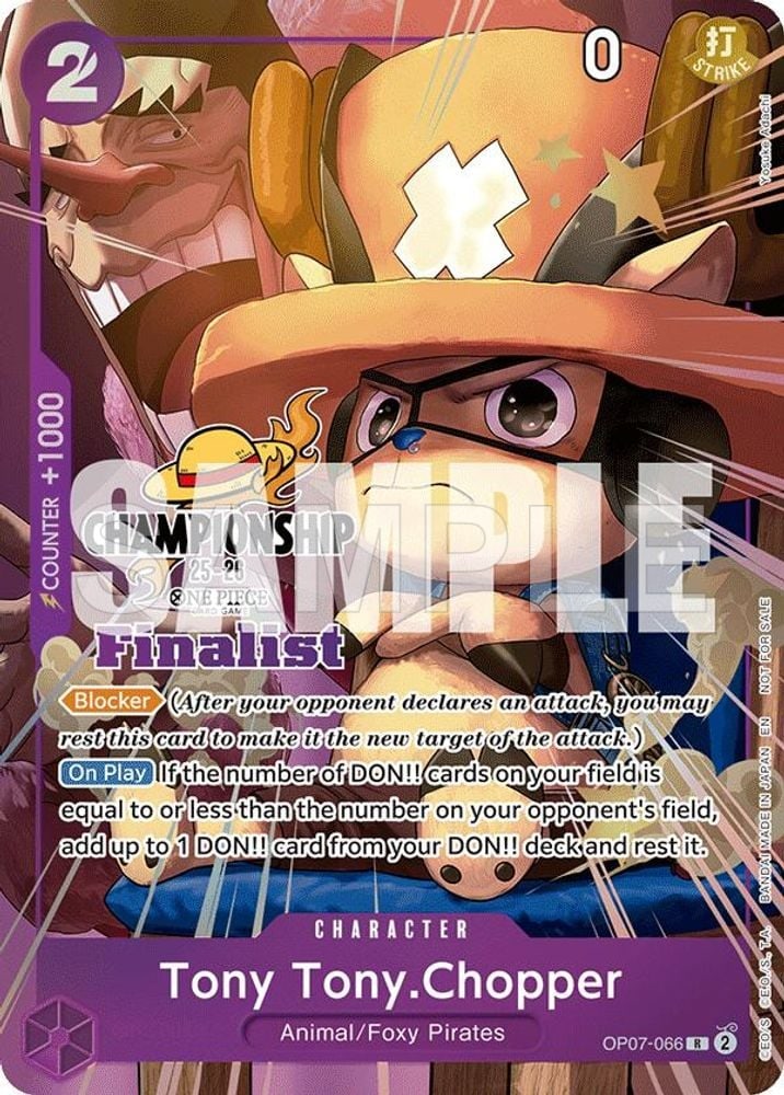 Tony Tony.Chopper (CS 25-26 Finalist Card Set 1)