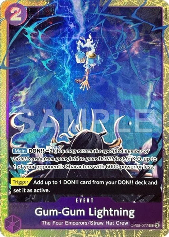 Gum-Gum Lightning (Premium Card Collection -Best Selection Vol. 4-)