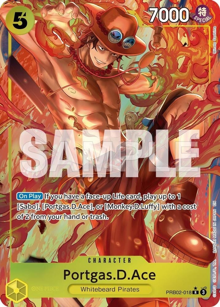 Portgas.D.Ace - PRB02-018 (Alternate Art)