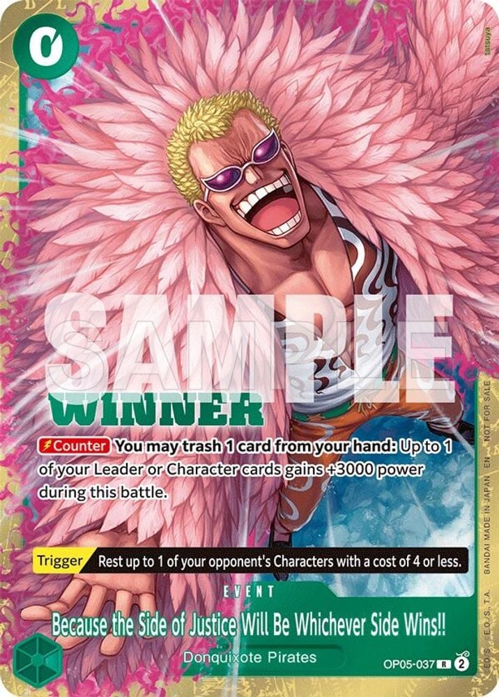 Because the Side of Justice Will Be Whichever Side Wins!! (Winner Pack 2025 Vol. 4)